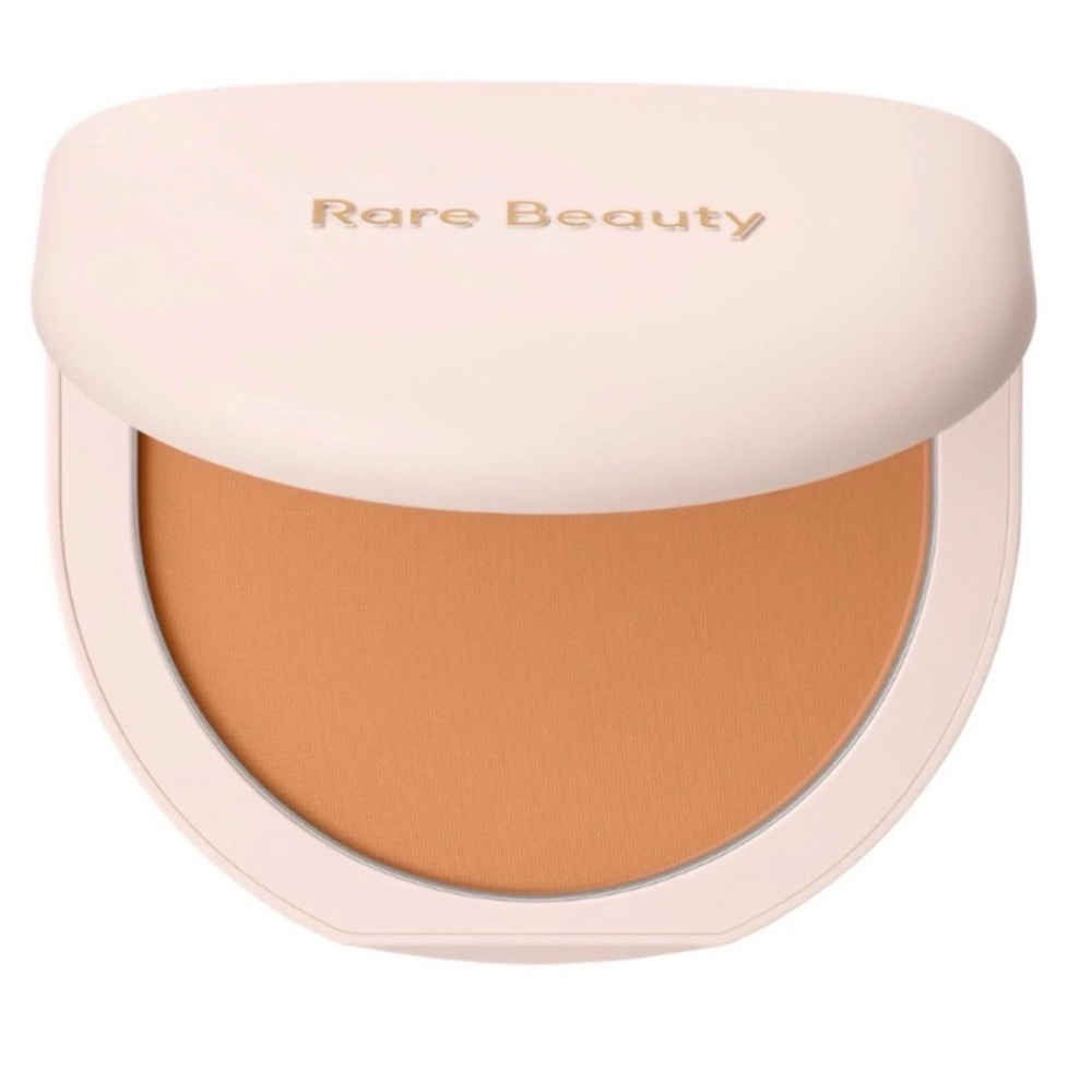 Brand new rare beauty tinted pressed powder almond